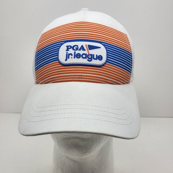 Garb PGA Jr. League Golf Hat - One Size Hook & Loop‎ - White - Picture 1 of 11